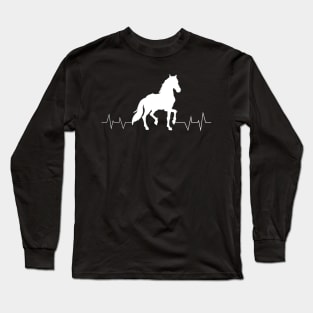 Horse Heartbeat Long Sleeve T-Shirt